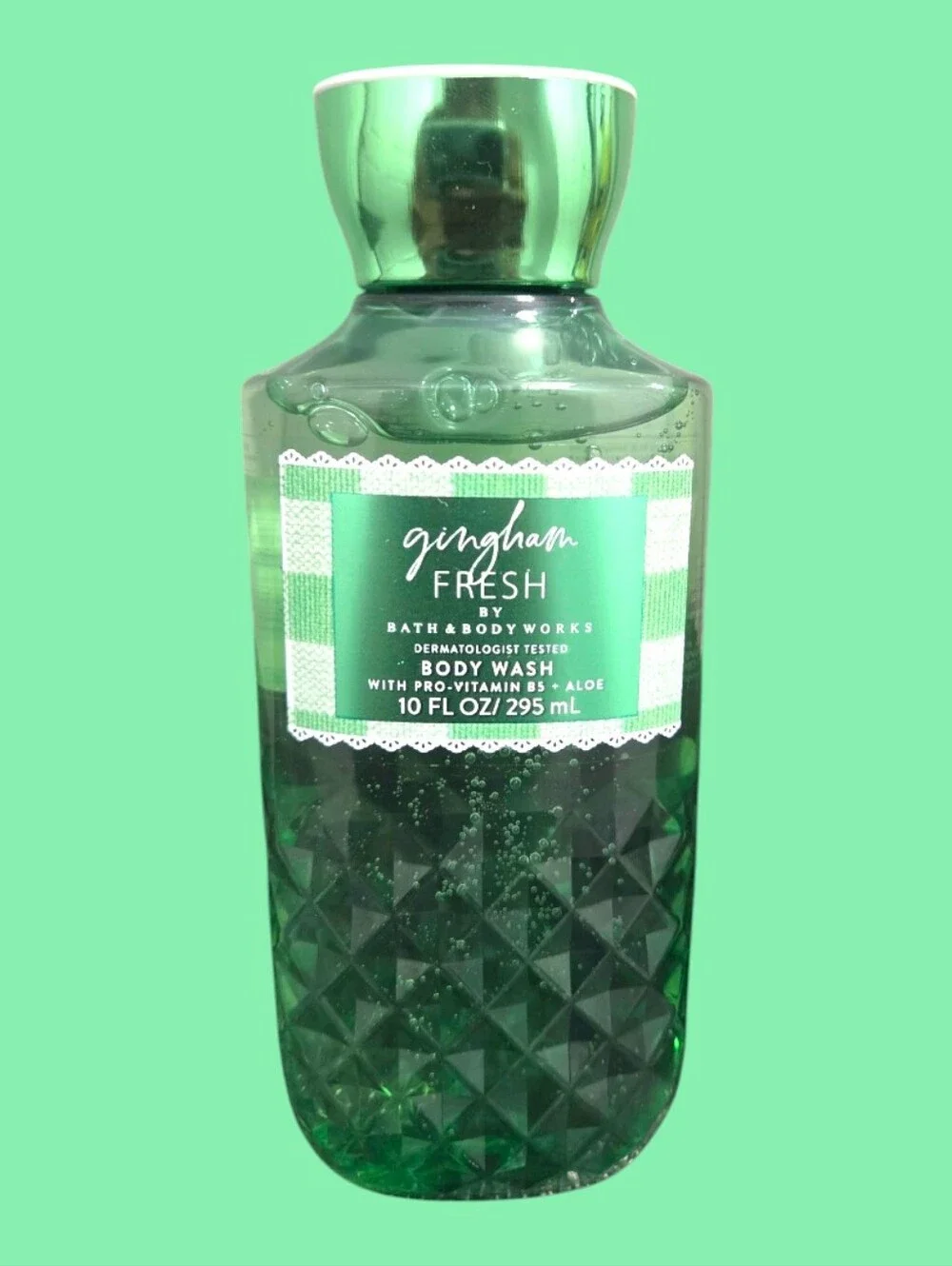 Bath & Body Works Ladie's Gingham Fresh Body Wash & Lotion Set